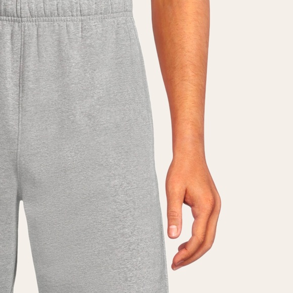 Athletic Works Men’s Fleece Shorts. Heather Grey. NWT. - Picture 4 of 5